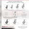 Service Caster 4 Inch Kingpinless Semi Steel Wheel Swivel Caster with Brake SCC-KP30S420-SSR-SLB - alternate 4